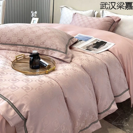 Premium sense engrosado molido conjunto de cuatro piezas estilo nórdico jacquard artesanía ropa de cama edredón cama lujo ligero Premium sense engrosado molido conjunto de cuatro piezas estilo nórdico jacquard artesanía ropa de cama edredón cama lujo ligero
